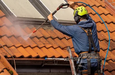 Démoussage et hydrofuge de toiture à Vaudrecourt